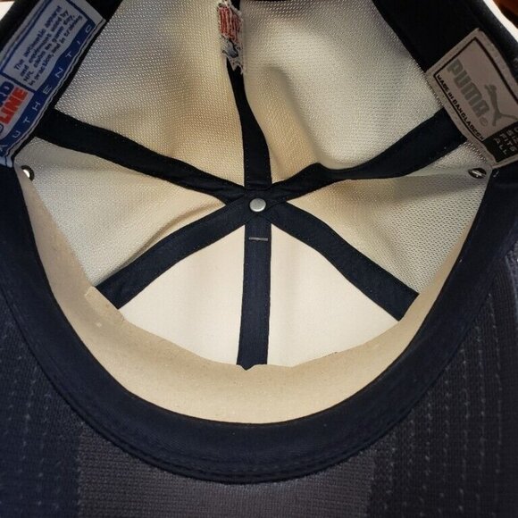 PUMA NFL Los Angeles Rams The Slick Ball Cap Hat Adult Adjustable Blue Gold - Picture 7 of 7